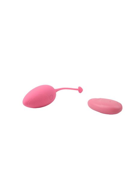 Jajeczko wibrujące waginalne stymulator 10 trybów Różowe - 5