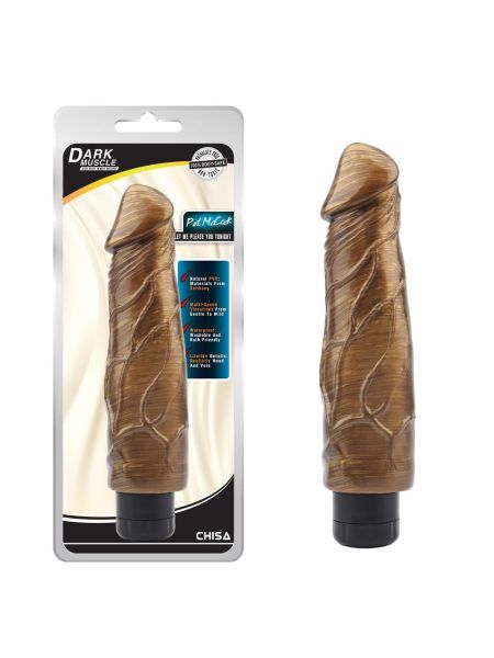 Wibrator penis realistyczny członek klasyczny 23cm Złoty