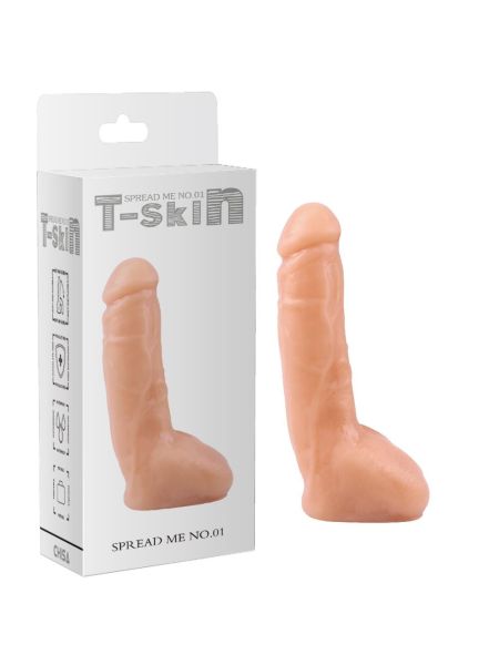 Naturalny realistyczny penis dildo sex jądra 20cm