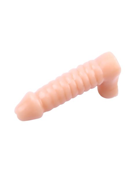 Dildo realistyczne naturalny penis jądra sex 16cm - 4