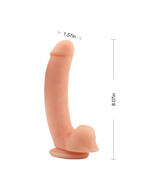 Naturalne realistyczne dildo członek penis 20cm - 7