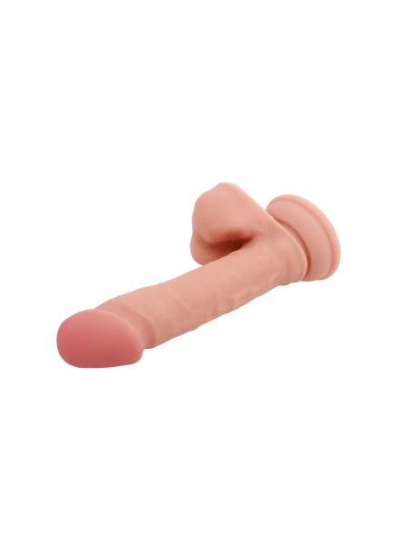Dildo z przyssawką realistyczny penis jądra 19cm - 5