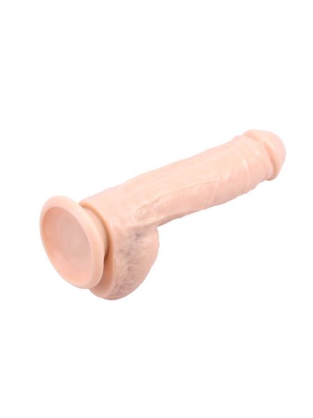 Dildo penis z jądrami realistyczne grube duże 25cm - 4