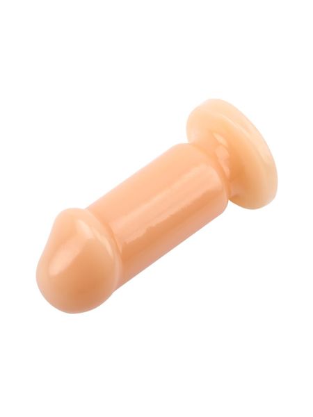 Realistyczna zatyczka analna korek penis mały 9cm - 3