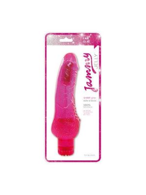 Wibrator penis naturalny realistyczny z brokatem - image 2