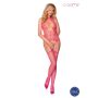 Erotyczny bodystocking siatka otwarty biust krok - 2