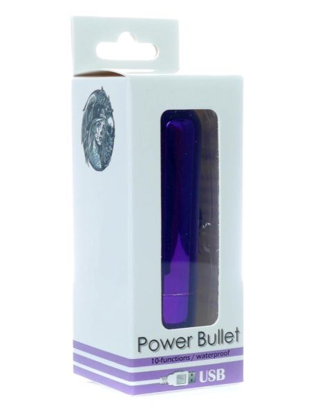 Mały wibrator damski mini pocisk super mocny sex masażer USB - 8