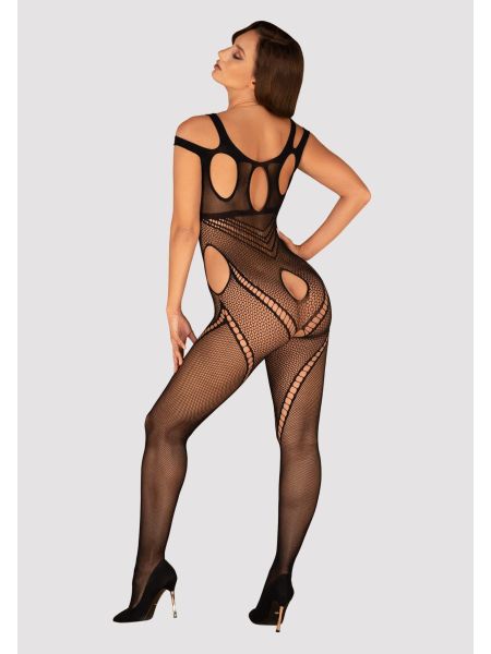 Bodystocking otwarty krok do seksu na randkę S/M/L - 4