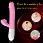 Wibrator wielofunkcyjny grzejący króliczek z języczkiem różowy - 3