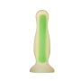 Świecący w ciemności korek analny przyssawka 11cm - 2