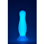 Świecący w ciemności korek analny przyssawka 12cm - 5