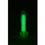 Świecące w ciemności dildo penis sex członek 17cm - 3