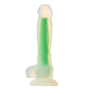 Świecące w ciemności dildo penis sex członek 17cm - 8