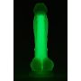 Świecące w ciemności dildo penis sex członek 17cm - 4