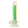 Świecące w ciemności dildo penis sex członek 17cm - 5