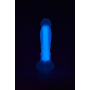 Świecące w ciemności dildo penis sex członek 19cm - 4
