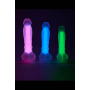 Świecące w ciemności dildo penis sex członek 19cm - 8