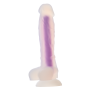 Świecące w ciemności dildo penis sex członek 19cm - 10