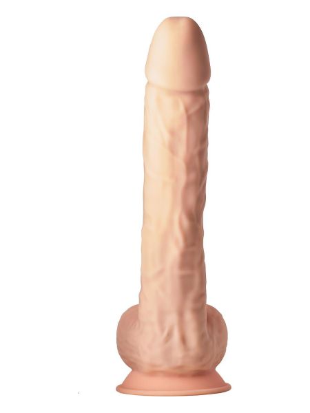 Grube duże długie dildo realistyczne jądra 38cm - 2