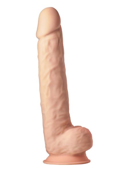 Grube duże długie dildo realistyczne jądra 38cm - 3