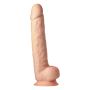 Grube duże długie dildo realistyczne jądra 38cm - 4