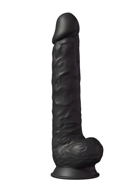 Grube duże długie dildo realistyczne jądra 38cm