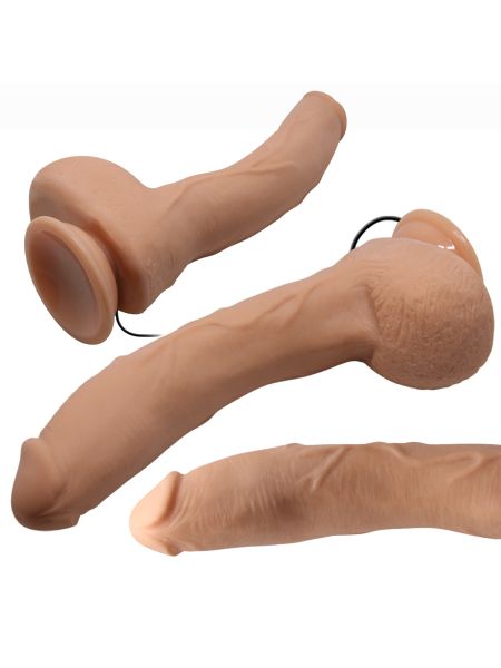 Sztuczny penis realistyczne dildo wibracje 27cm - 2