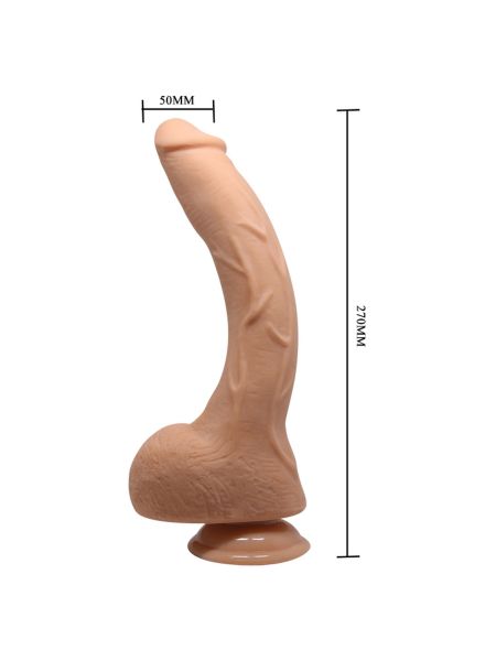 Sztuczny penis realistyczne dildo wibracje 27cm - 5