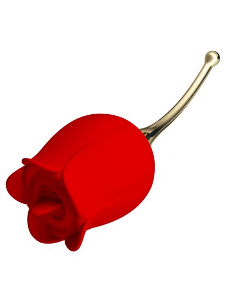 Masażer liżący w kształcie róży 12 trybów wibracji - 2