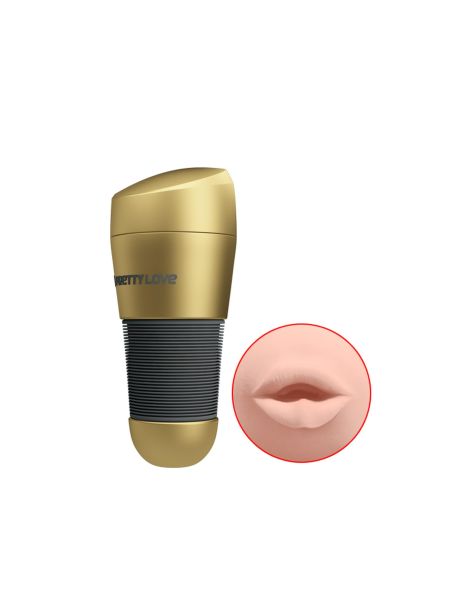 Masturbator oralny kształt ust miękki obciąganie - 3