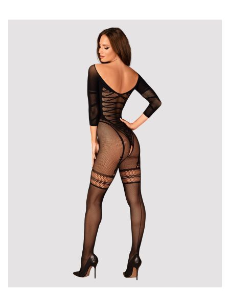 Body z otwartym krokiem bodystocking - 4