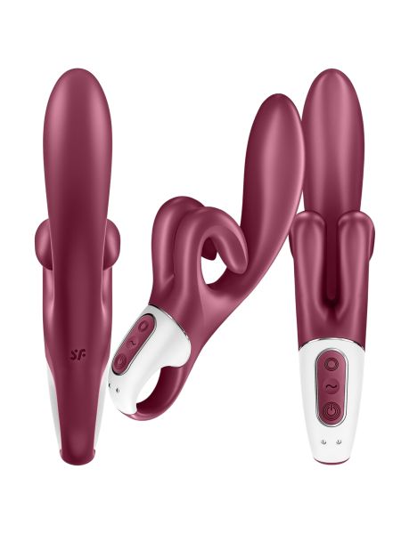 Wibrator króliczek Satisfyer Touch Me bordowy - 4