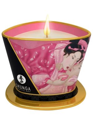 Różana luksusowa świeca do masażu