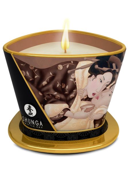 Luksusowa świeca do masażu erotycznego czekolada