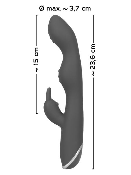 Wielofunkcyjny wibrator króliczek punkt A G 23cm - 12