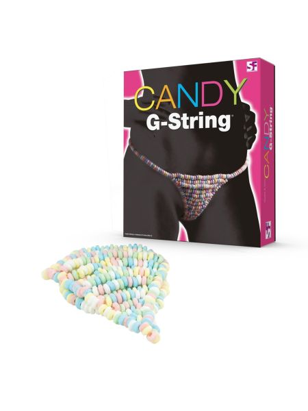 Jadalne stringi damskie z cukierków panieński sex - 3