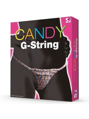 Jadalne stringi damskie z cukierków panieński sex - image 2