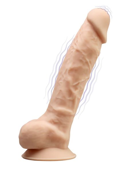 Naturalny wibrator penis realistyczny 20cm 10tryb - 3