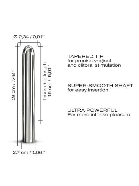 Wibrator waginalny analny klasyczny 19cm 10trybów - 5