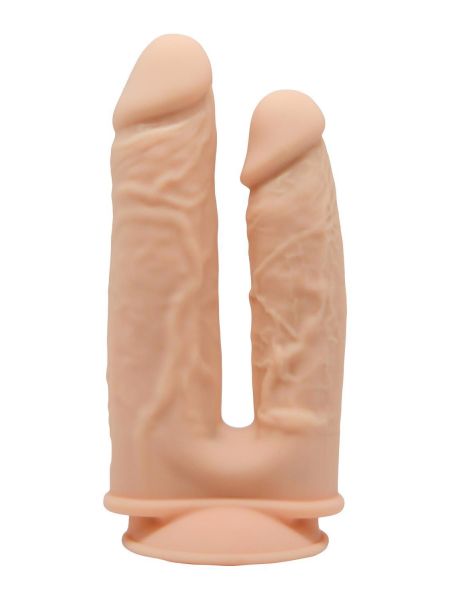 Realistyczne dildo podwójna penetracja sex 19cm