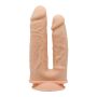 Realistyczne dildo podwójna penetracja sex 19cm - 2