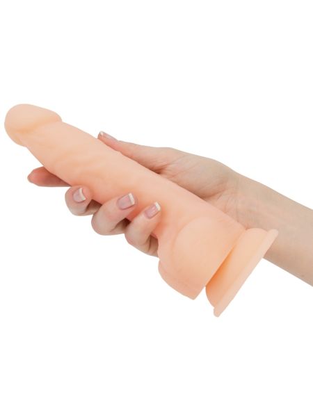 Dildo realistyczny sex penis + mini wibrator 20cm - 4