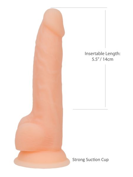 Dildo realistyczny sex penis + mini wibrator 20cm - 11