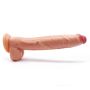 Duże dildo naturalny penis jądra przyssawka 31cm - 2