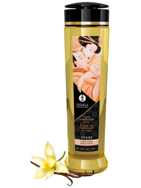 Shunga luksusowy waniliowy olejek do masażu 240 - 2