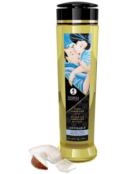 Shunga luksusowy kokosowy olejek do sex masażu 240 - 2