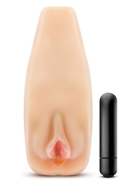 Realistyczny masturbator wagina pochwa wibracje - 3