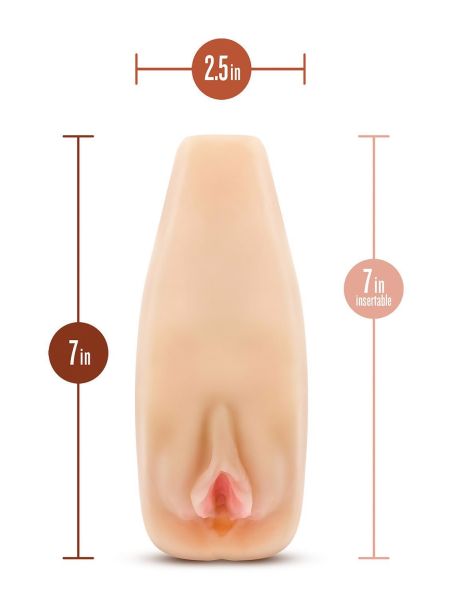 Realistyczny masturbator wagina pochwa wibracje - 4