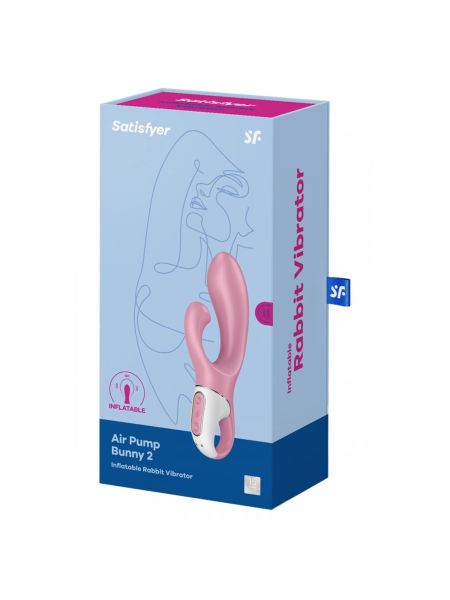 Satisfyer Air Pump Bunny 2 sex wibrator pompowany - 2