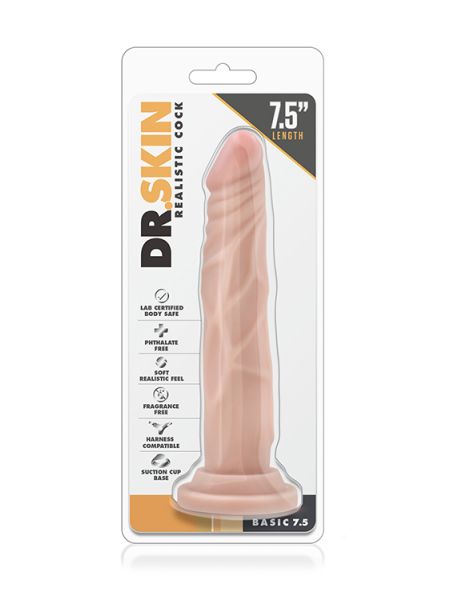 Naturalny penis sztuczny członek sex dildo 19cm - 7